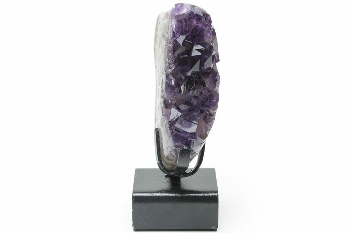 Dark Purple Amethyst Cluster With Stand - Large Points #221074